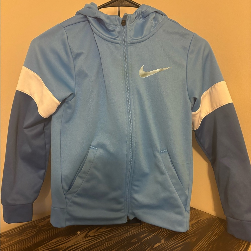 Nike Boys Small Blue Zip-Up Jacket